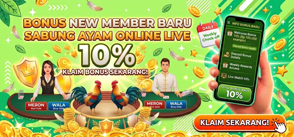 Bonus New Member Sabung Ayam
