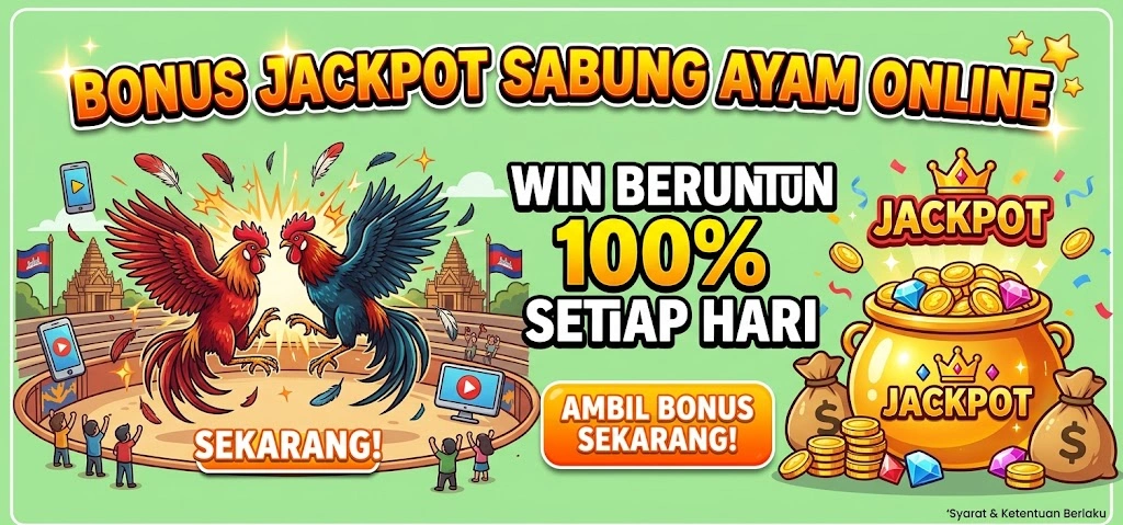 Promo Bonus Jackpot 100% Win Beruntun